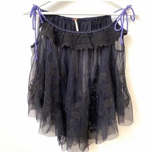 NEW Free People Embroidery Sheer Mesh Cami